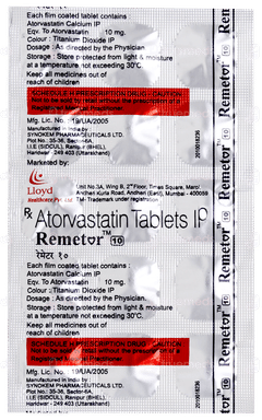 Remetor 10 Tablet 15 Remetor 10 Tablet 15