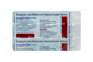 Sita Od Met 50/1000 Tablet 10