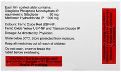Sita Od Met 50/1000 Tablet 10 Sita Od Met 50/1000 Tablet 10