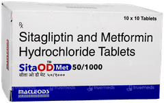 Sita Od Met 50/1000 Tablet 10 Sita Od Met 50/1000 Tablet 10