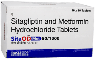Sita Od Met 50/1000 Tablet 10