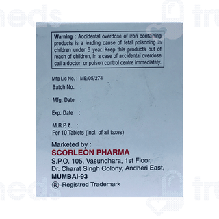 Scor Hb Plus Tablet 10