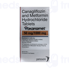 Vokanamet 50Mg/1000Mg Tablet 60