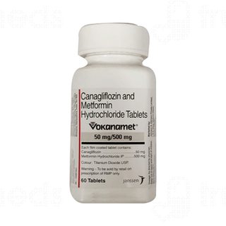 Vokanamet 50Mg/1000Mg Tablet 60