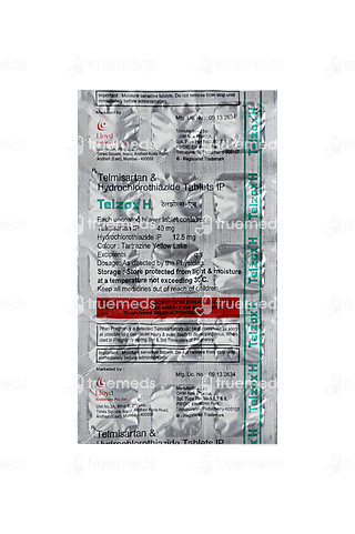 Telzox H 40/12.5 MG Tablet 15