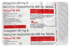 Vildana M 500 Tablet 10 Vildana M 500 Tablet 10
