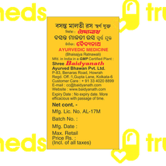 Baidyanath Basant Malti Ras With Gold Tablet 25