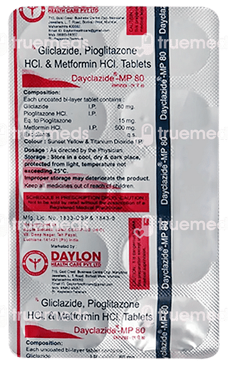 Dayclazide Mp 80 MG Tablet 10