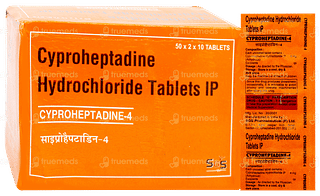 Cyproheptadine Sgs 4 MG Tablet 10