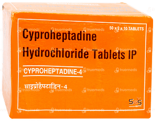 Cyproheptadine Sgs 4 MG Tablet 10