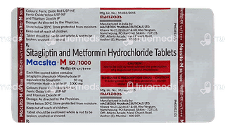 Macsita M 50/1000 MG Tablet 10