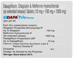 Udapa Trio Forte Tablet 10 Udapa Trio Forte Tablet 10