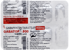 Gabatop 800 Tablet 10