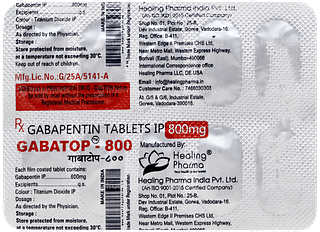 Gabatop 800 Tablet 10