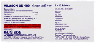 Vilason Od 100 Tablet 10