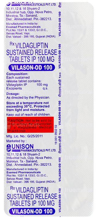 Vilason Od 100 Tablet 10