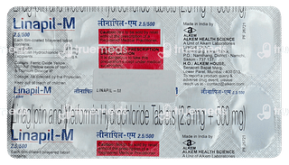 Linapil M 2.5/500 MG Tablet 10