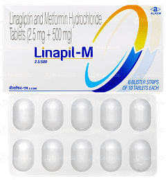 Linapil M 2.5/500 Tablet 10