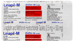 Linapil M 2.5/500 Tablet 10 Linapil M 2.5/500 Tablet 10