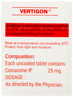 Vertigon Tablet 20 Vertigon Tablet 20
