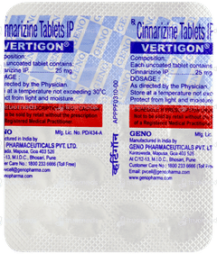 Vertigon Tablet 20 Vertigon Tablet 20
