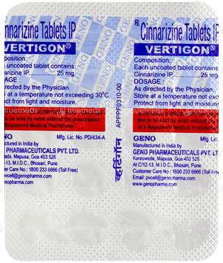 Vertigon Tablet 20