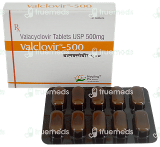 Valclovir 500 Tablet 10