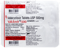 Valclovir 500 Tablet 10