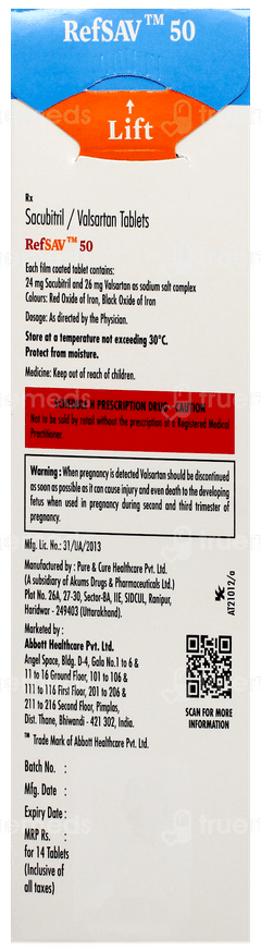 Refsav 50 Tablet 14 Refsav 50 Tablet 14