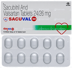 Sacuval 50 Tablet 10