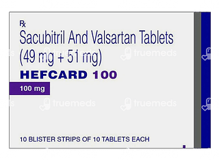 Hefcard 100 MG Tablet 10