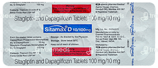 Sitamax D 10/100 MG Tablet 10