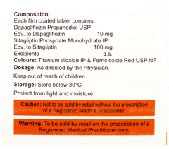 Sitamax D 10/100mg Tablet 10 Sitamax D 10/100mg Tablet 10