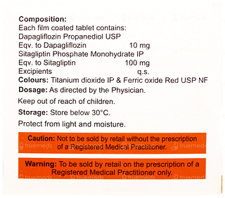 Sitamax D 10/100mg Tablet 10