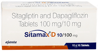 Sitamax D 10/100mg Tablet 10