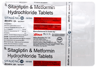 Sitalong M 50/500 Tablet 15