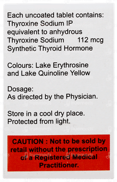 Thyrox 112 Tablet 100 Thyrox 112 Tablet 100