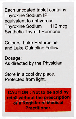 Thyrox 112 Tablet 100