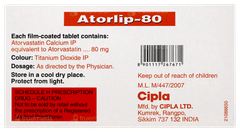 Atorlip 80 Tablet 10