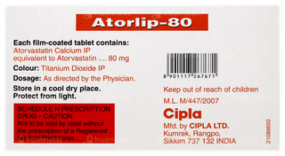 Atorlip 80 Tablet 10