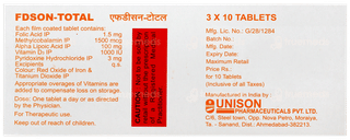 Fdson Total Tablet 10