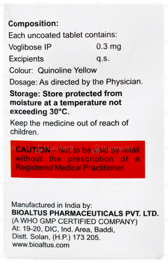 Voglimit 0.3 Tablet 15 Voglimit 0.3 Tablet 15