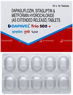 Dapavel Trio 500 Tablet 10