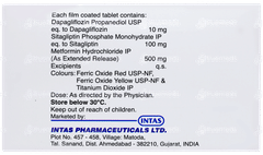 Dapavel Trio 500 Tablet 10 Dapavel Trio 500 Tablet 10