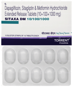 Sitaxa Dm 10/100/1000 Tablet 10
