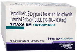 Sitaxa Dm 10/100/1000 Tablet 10