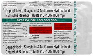 Sitaxa Dm 10/100/1000 Tablet 10