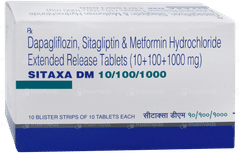 Sitaxa Dm 10/100/1000 Tablet 10