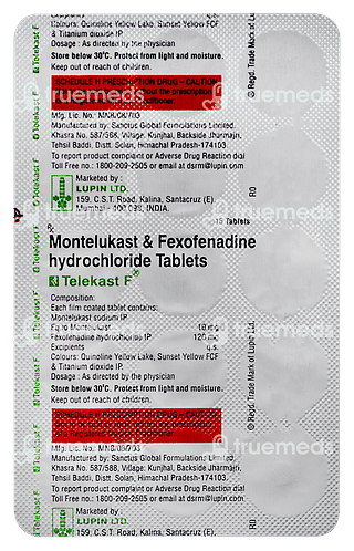 Telekast F 10/120 MG Tablet 15