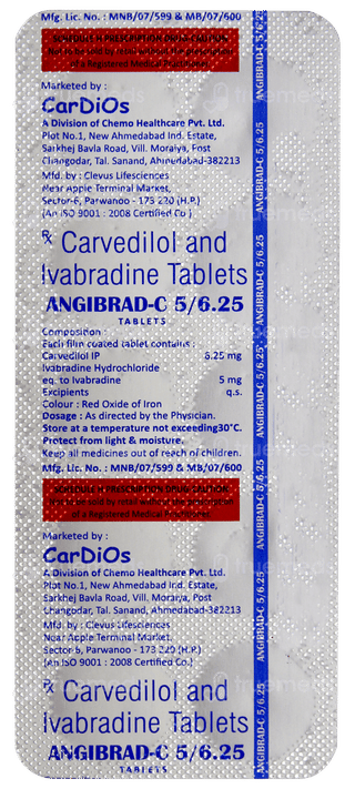 Angibrad C 5/6.25 Tablet 10